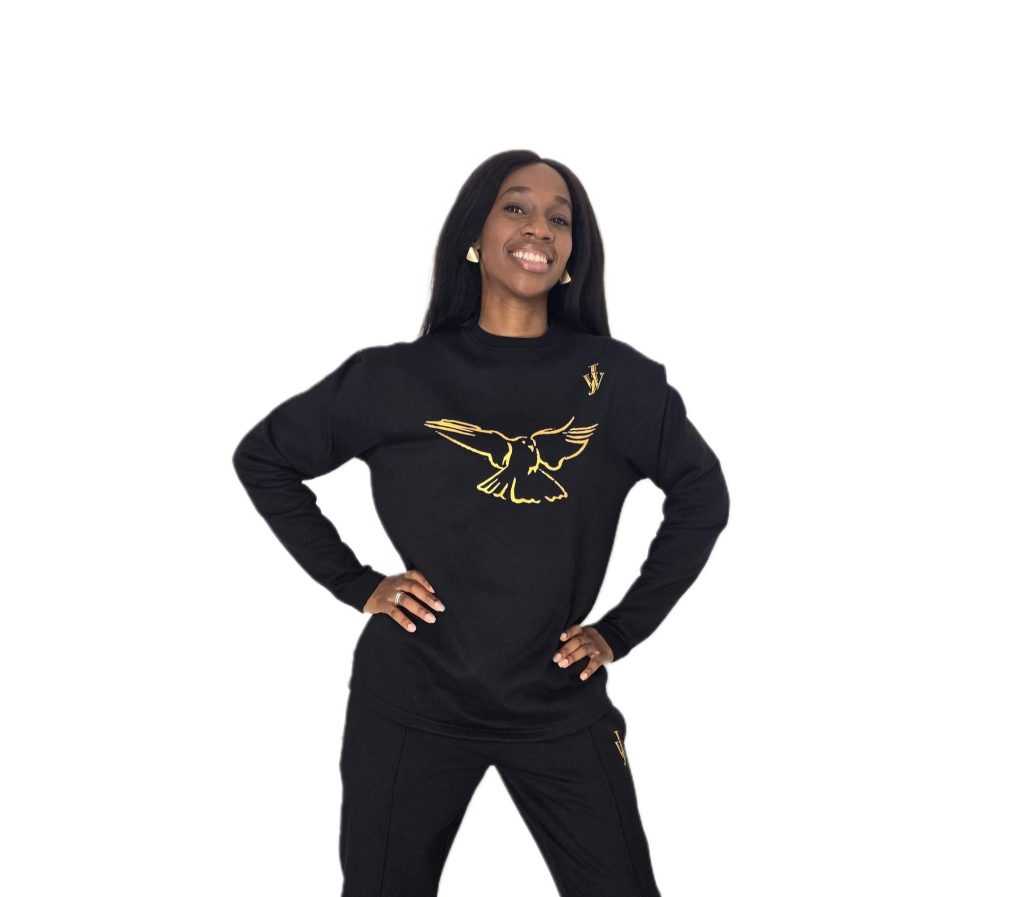 Black Signature JW Sweatshirt and Joggers set (Women's)