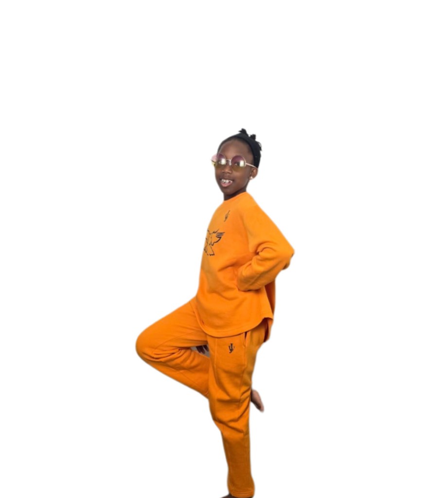 Orange Signature JW Sweatshirt and Joggers set (Children's)