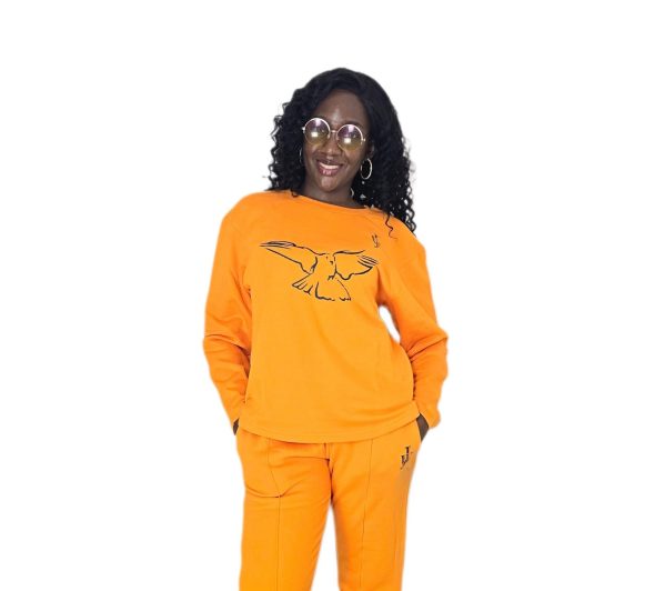Orange Signature JW Sweatshirt and Joggers set (Women's)