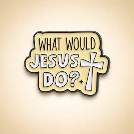 What would Jesus do? badge