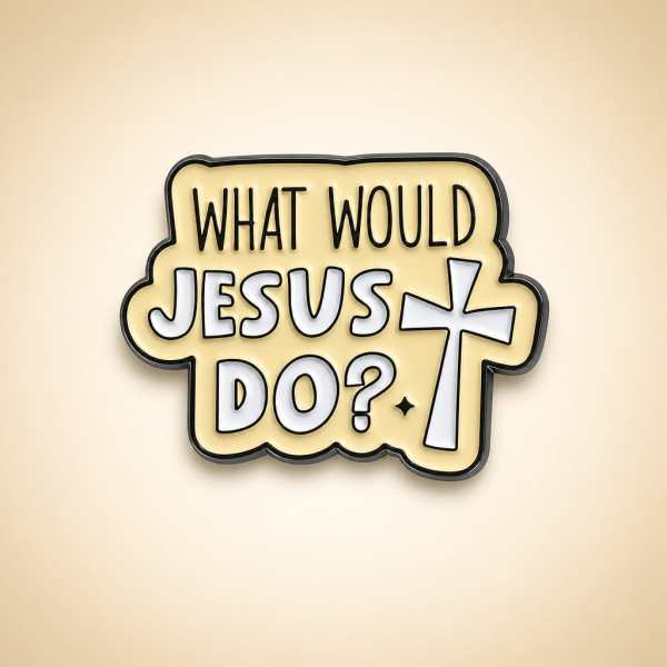 What would Jesus do? badge
